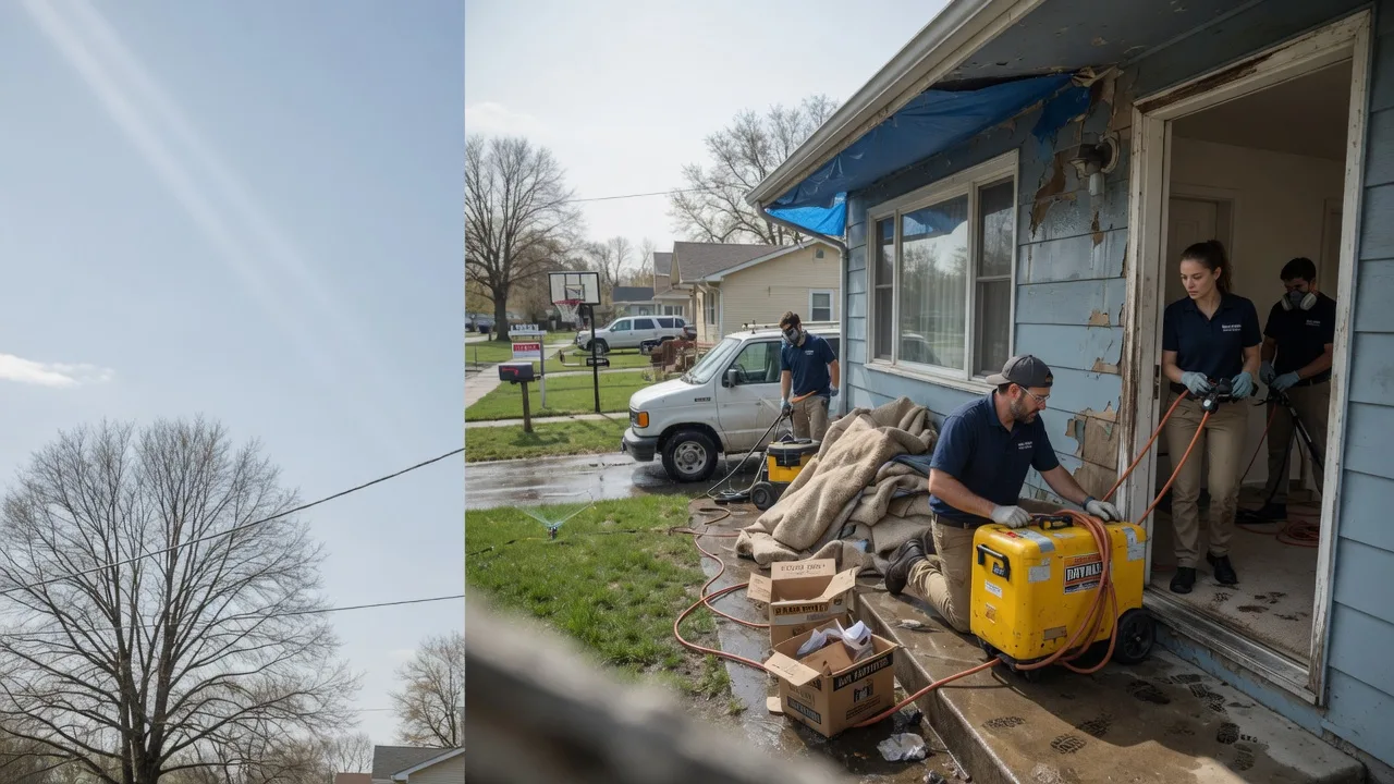 Basement Flood Cleanup in Wheaton, IL near me